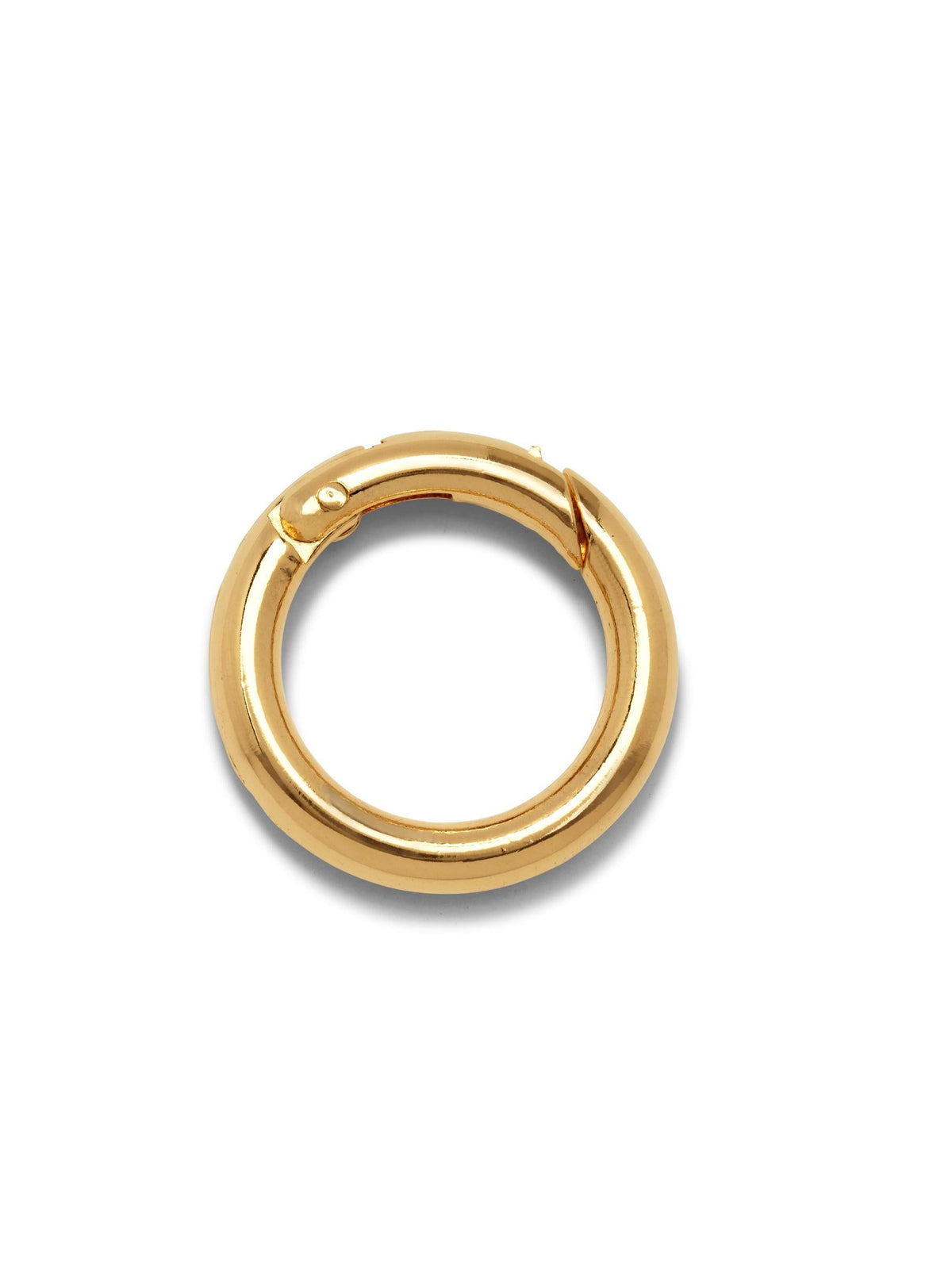 Gold Large Circular Clicker Clasp-Pendant Charms-JAREDJAMIN Jewelry Online-JAREDJAMIN