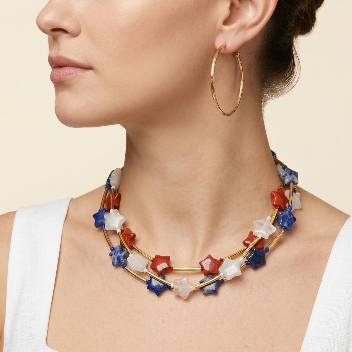 Liberty Gemstone Necklace