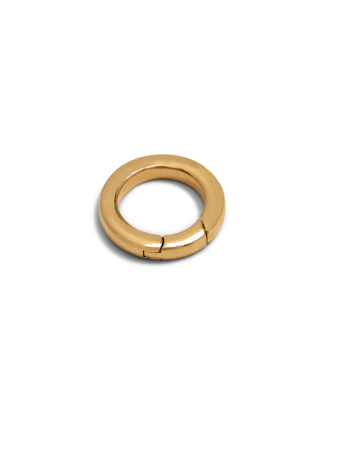 Gold Medium Circular Clicker Clasp-Pendant Charms-JAREDJAMIN Jewelry Online-JAREDJAMIN