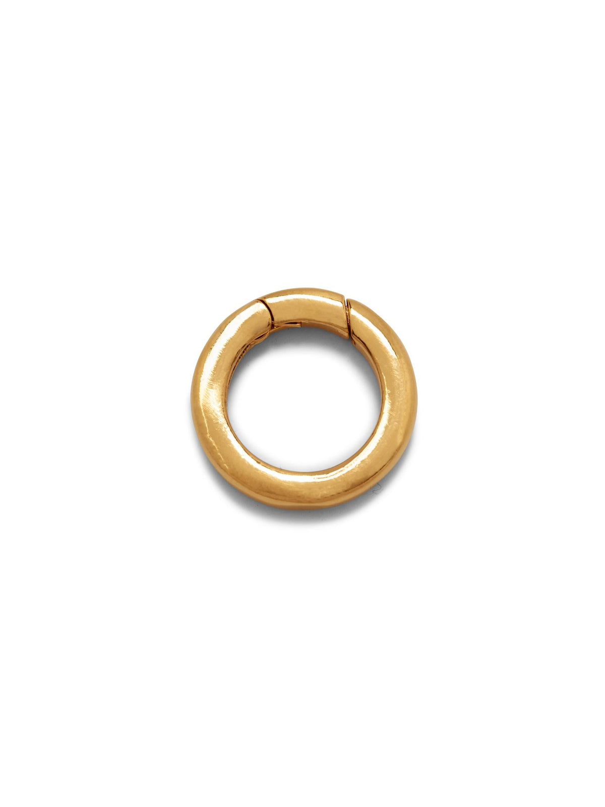 Gold Medium Circular Clicker Clasp-Pendant Charms-JAREDJAMIN Jewelry Online-JAREDJAMIN