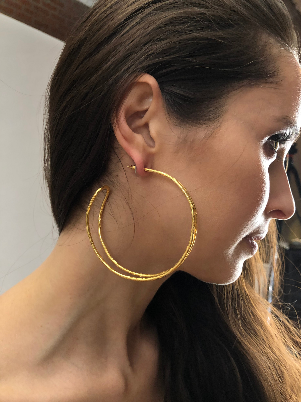 Gold Mimi Hoop Earrings-Earrings-JAREDJAMIN Jewelry Online-JAREDJAMIN - Fashion Jewelry &amp; Accessories