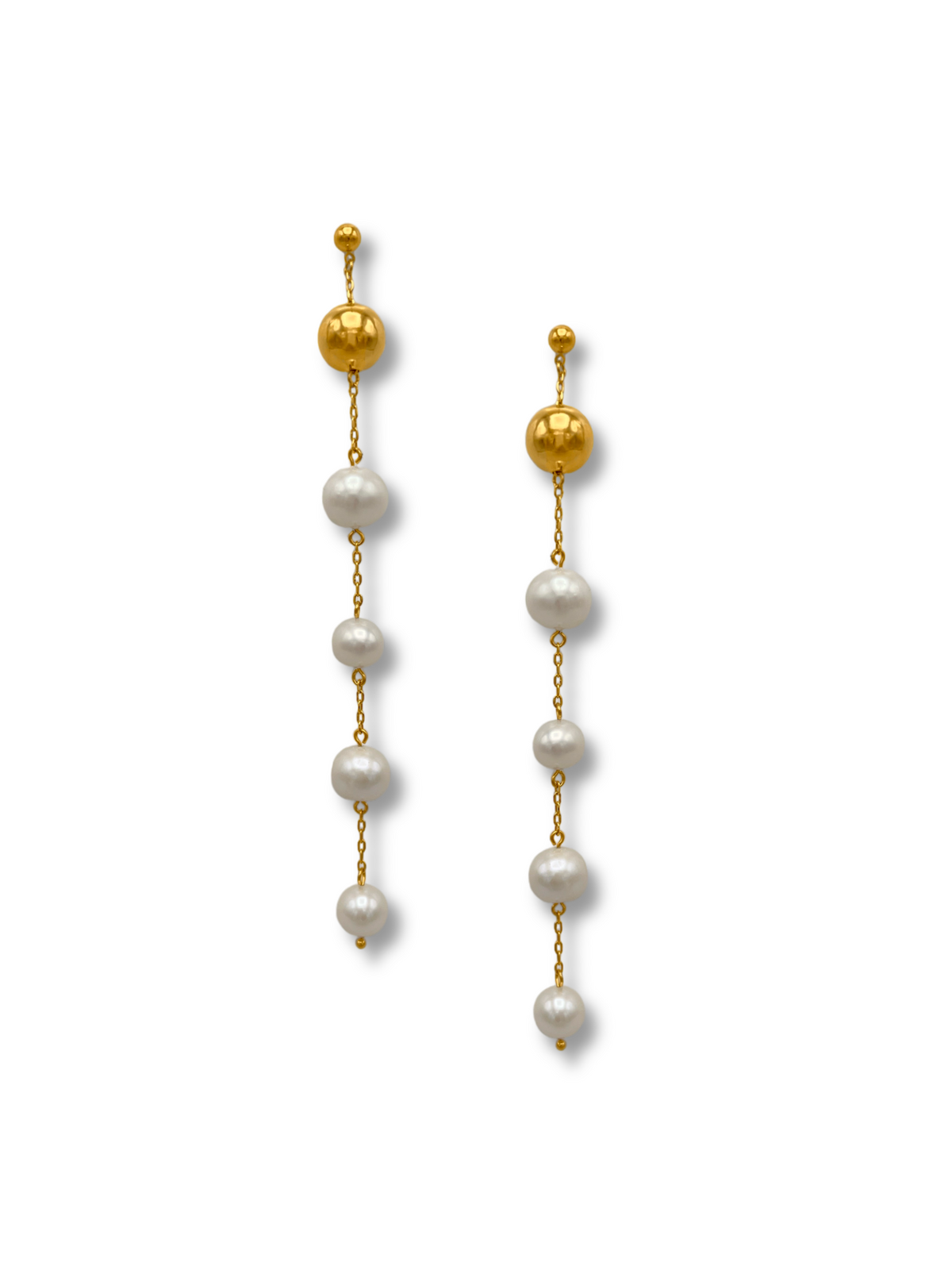 Nora Dangle Pearl Earrings-Earrings-JAREDJAMIN Jewelry Online-JAREDJAMIN - Fashion Jewelry &amp; Accessories