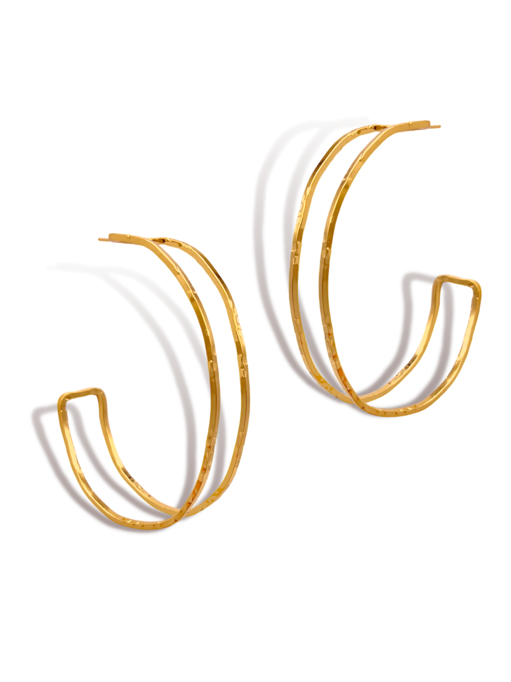 Ravello Hoop Earrings-Earrings-JAREDJAMIN Jewelry Online-JAREDJAMIN - Fashion Jewelry & Accessories