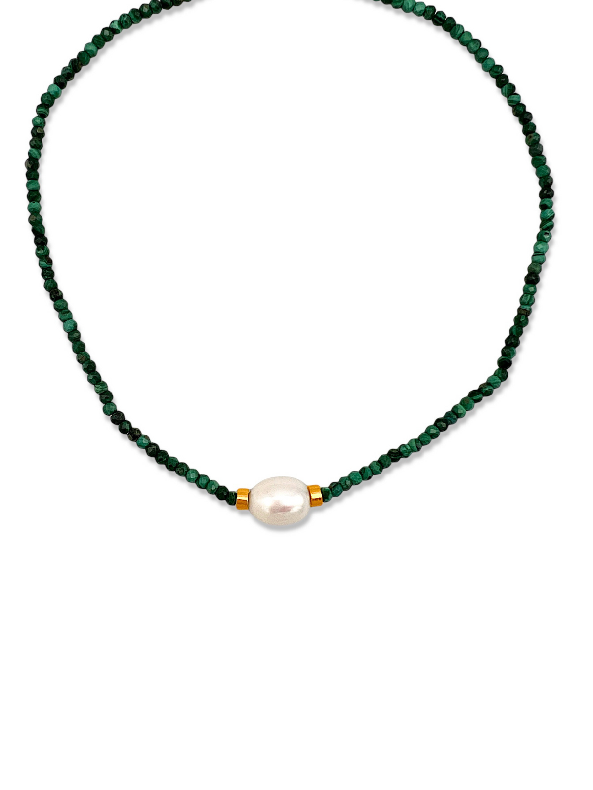 Rowan Necklace Malachite-Necklaces-JAREDJAMIN Jewelry Online-JAREDJAMIN - Fashion Jewelry &amp; Accessories