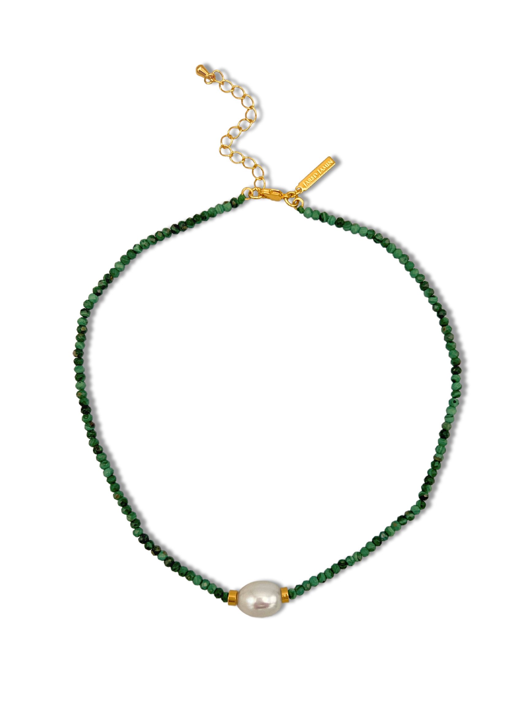 Rowan Necklace Malachite-Necklaces-JAREDJAMIN Jewelry Online-JAREDJAMIN - Fashion Jewelry & Accessories