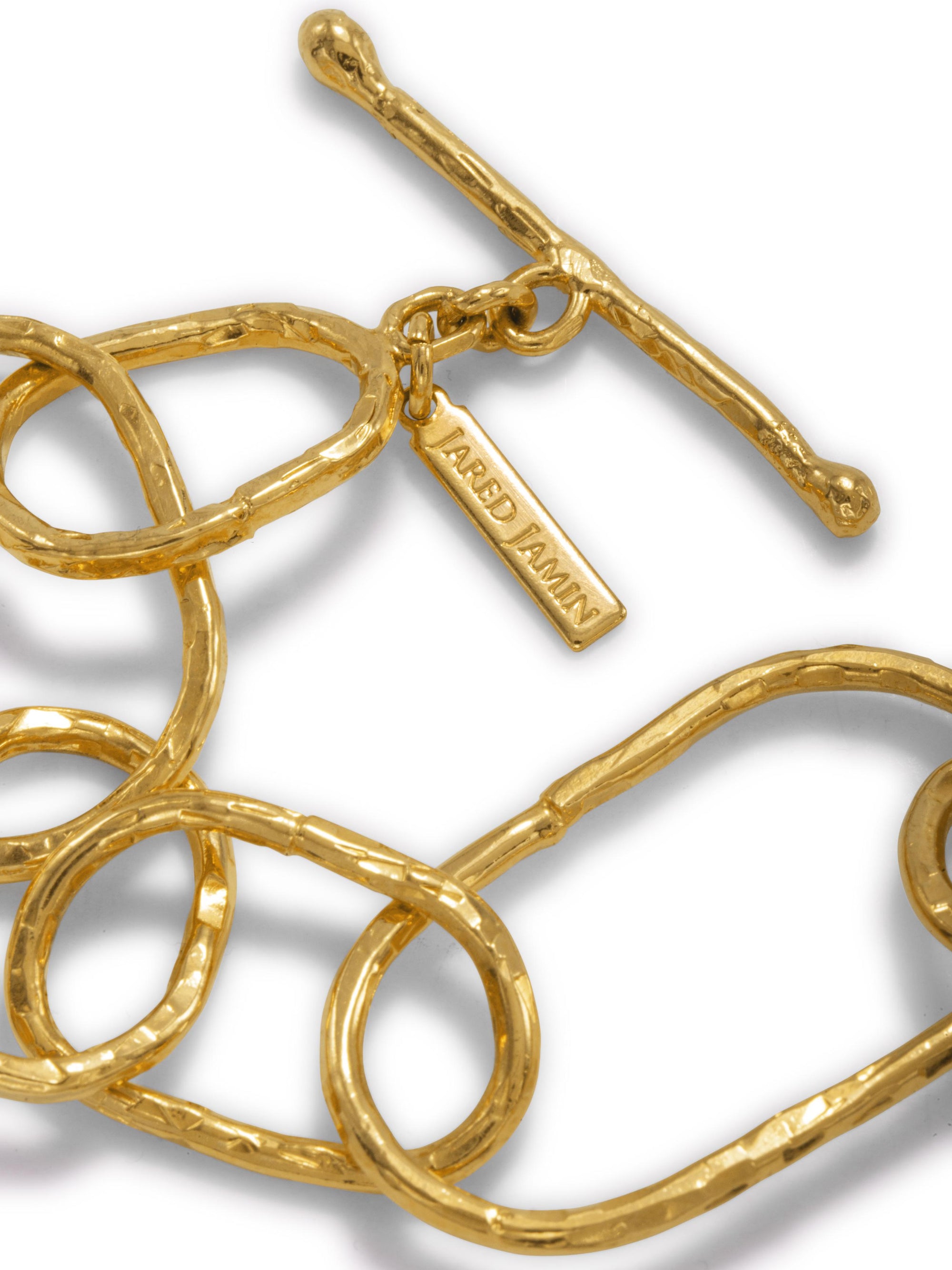 Shackle Gold Link Bracelet-Bracelets-JAREDJAMIN Jewelry Online-JARED JAMIN