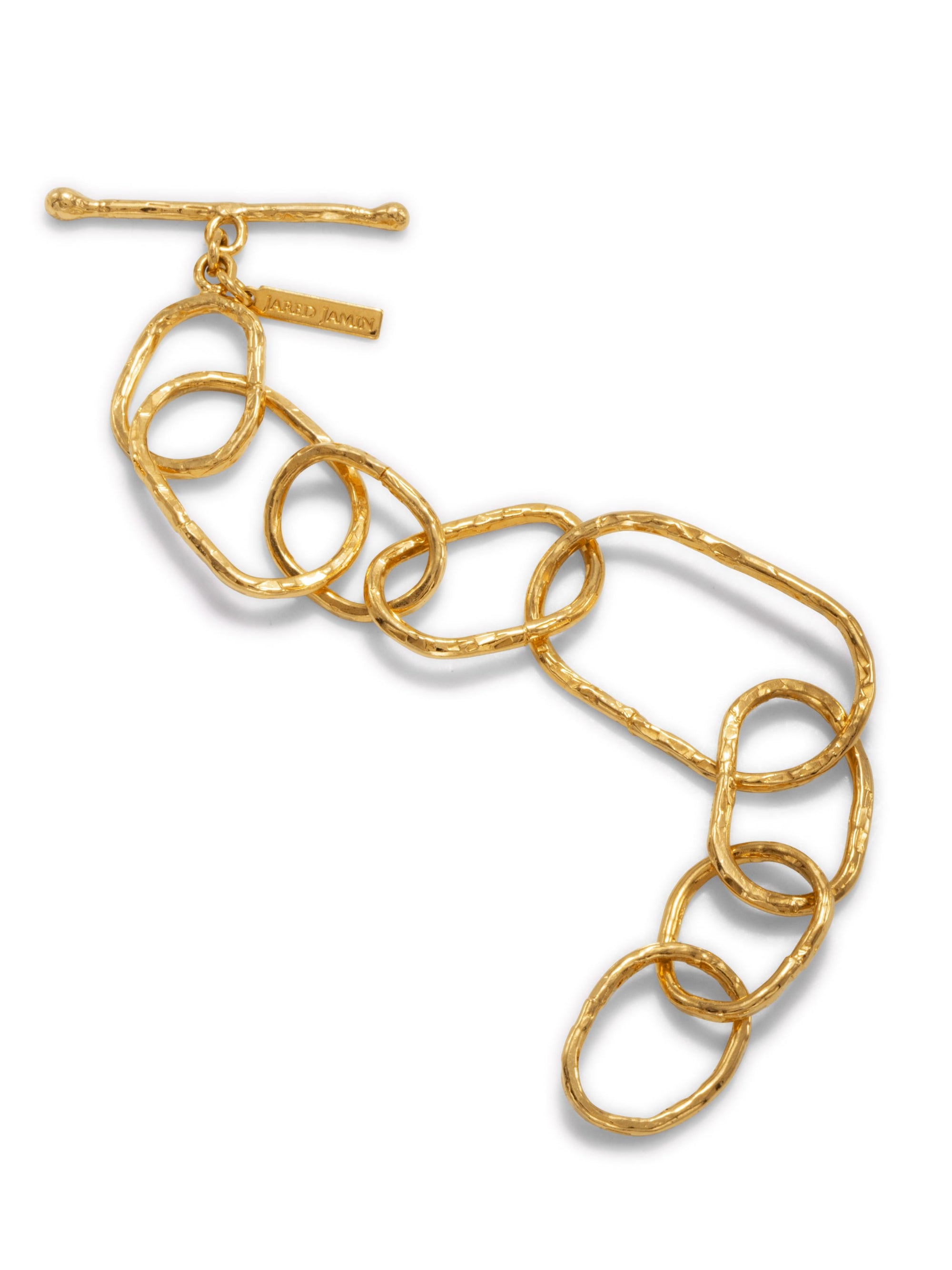 Shackle Gold Link Bracelet-Bracelets-JAREDJAMIN Jewelry Online-JARED JAMIN