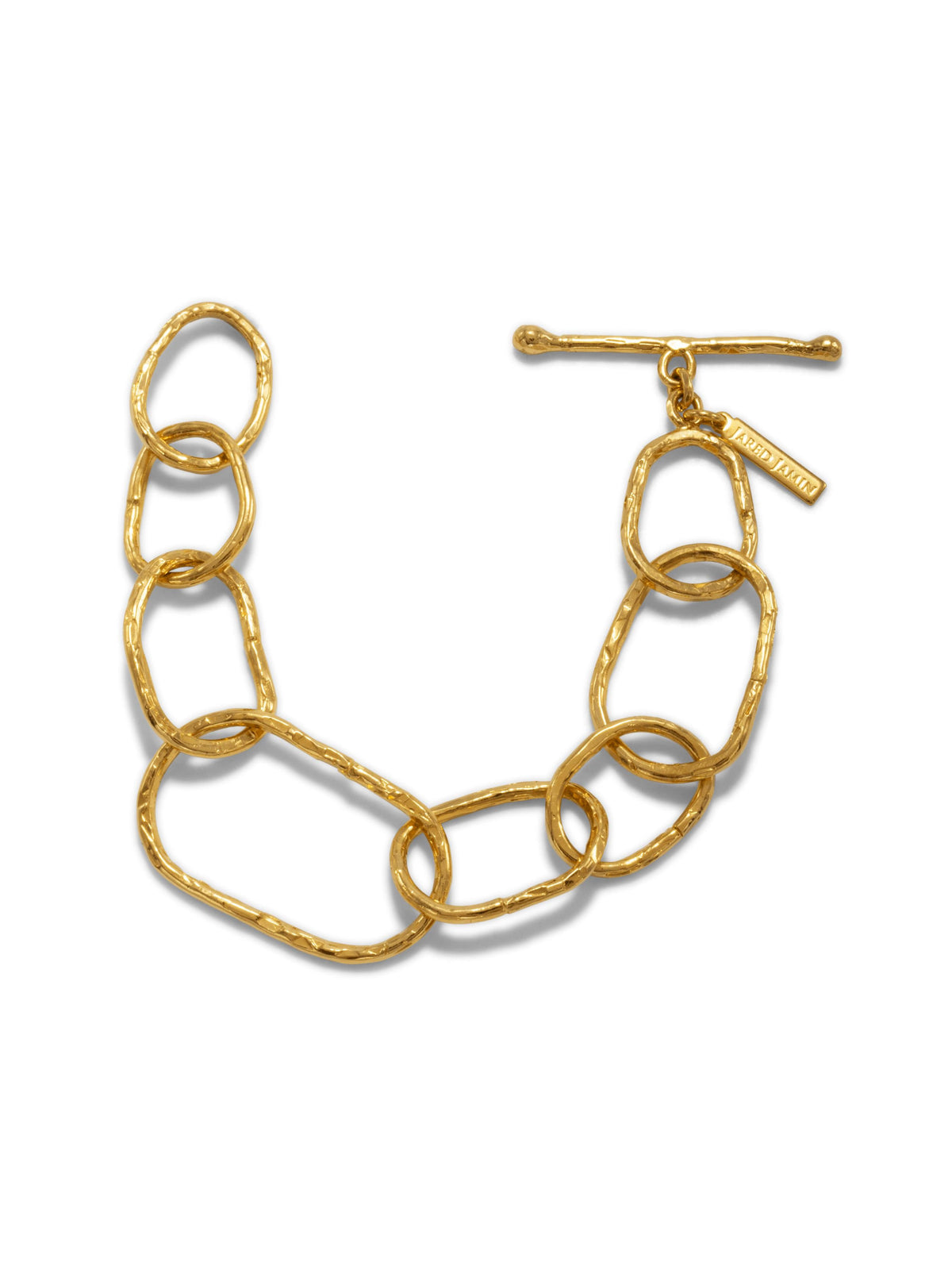 Shackle Gold Link Bracelet-Bracelets-JAREDJAMIN Jewelry Online-JARED JAMIN