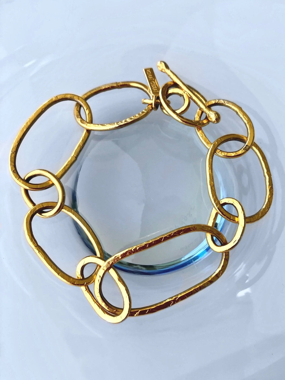 Shackle Gold Link Bracelet-Bracelets-JAREDJAMIN Jewelry Online-JARED JAMIN