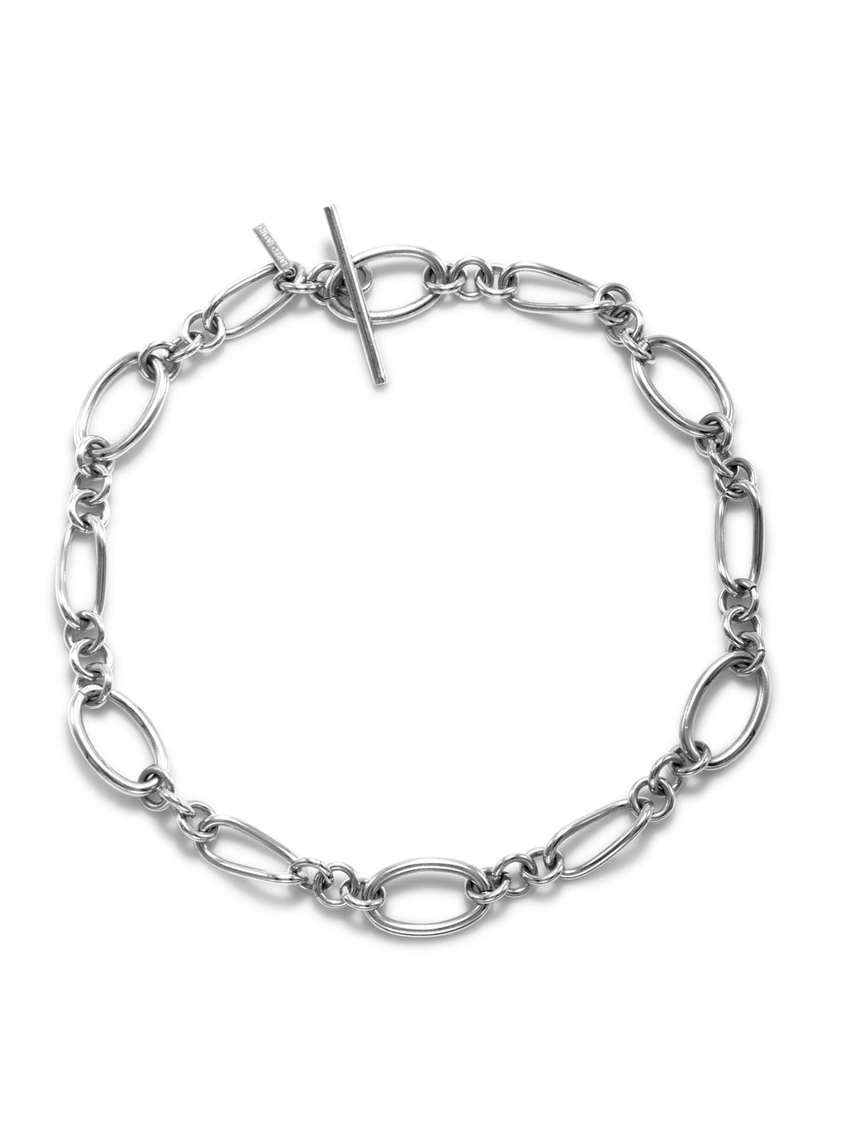 Silver Ophelia Choker Chain Necklace-Necklaces-JAREDJAMIN Jewelry Online-JAREDJAMIN