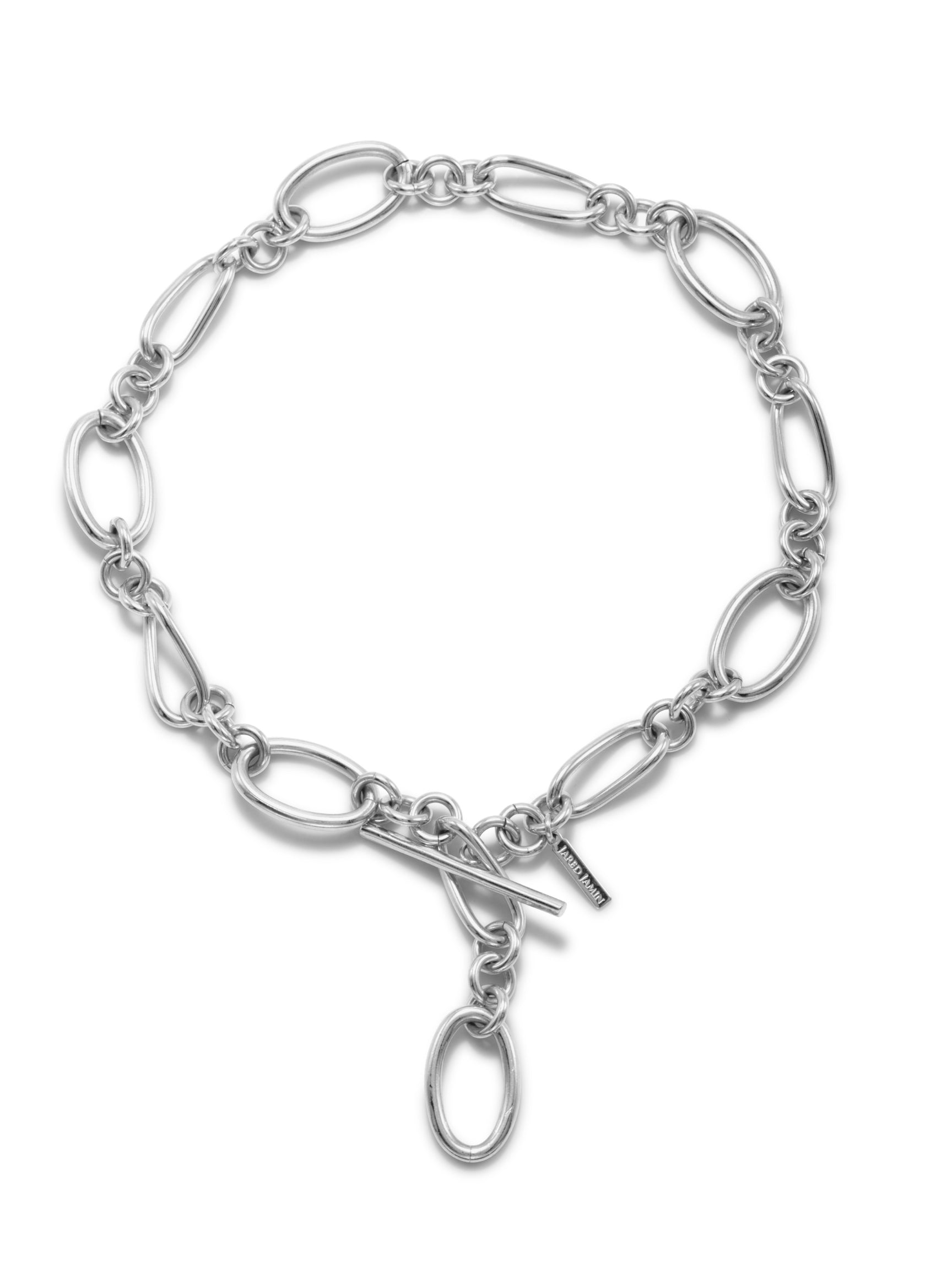 Silver Ophelia Choker Chain Necklace-Necklaces-JAREDJAMIN Jewelry Online-JAREDJAMIN