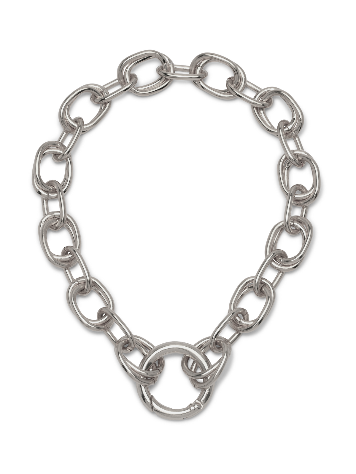 Silver Billie Every-Other Chain Necklace-Necklaces-JAREDJAMIN Jewelry Online-JAREDJAMIN - Fashion Jewelry &amp; Accessories