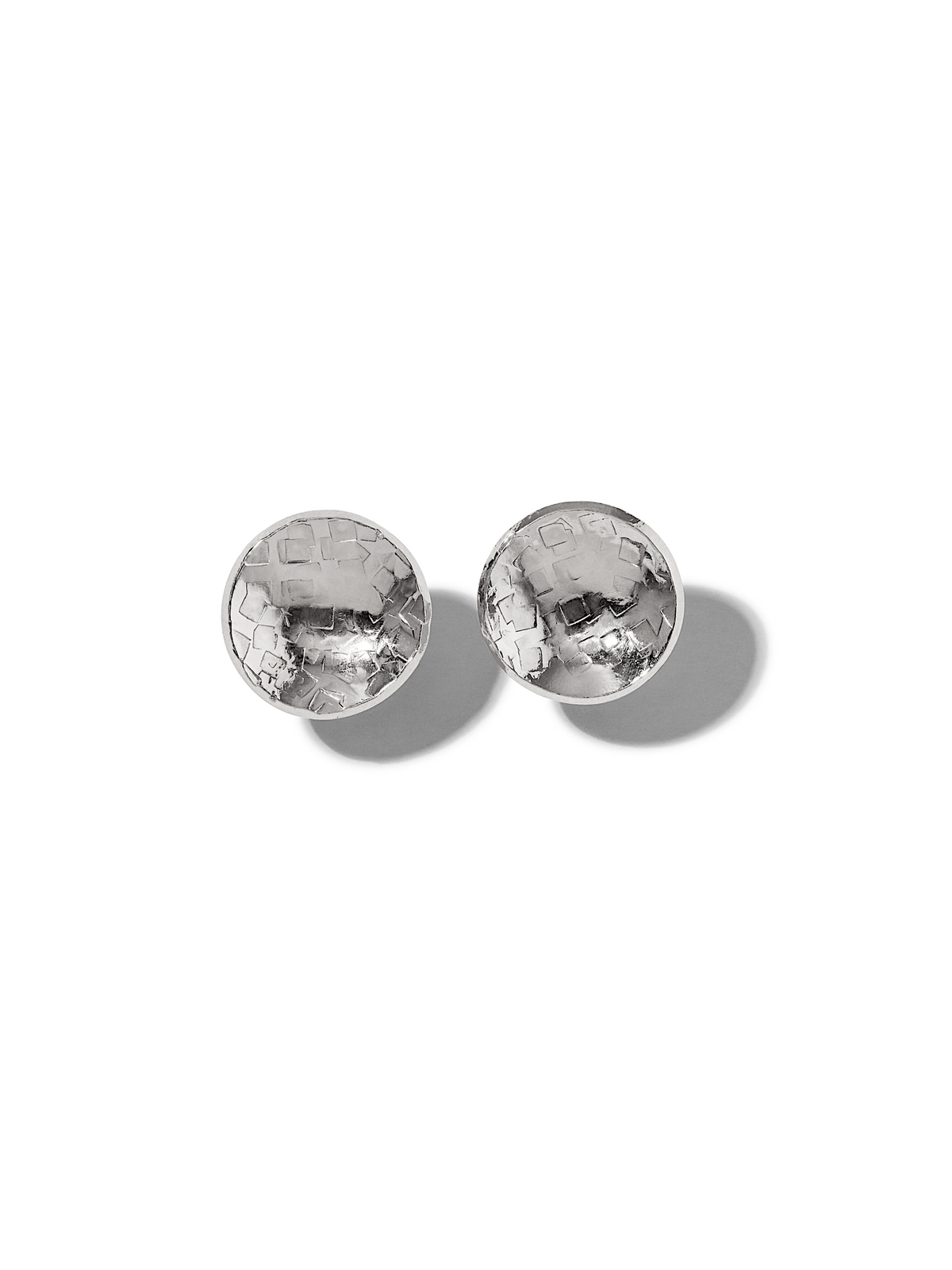 Buttercup Textured Stud Earrings-Earrings-JAREDJAMIN Jewelry Online-Silver-JAREDJAMIN - Fashion Jewelry &amp; Accessories