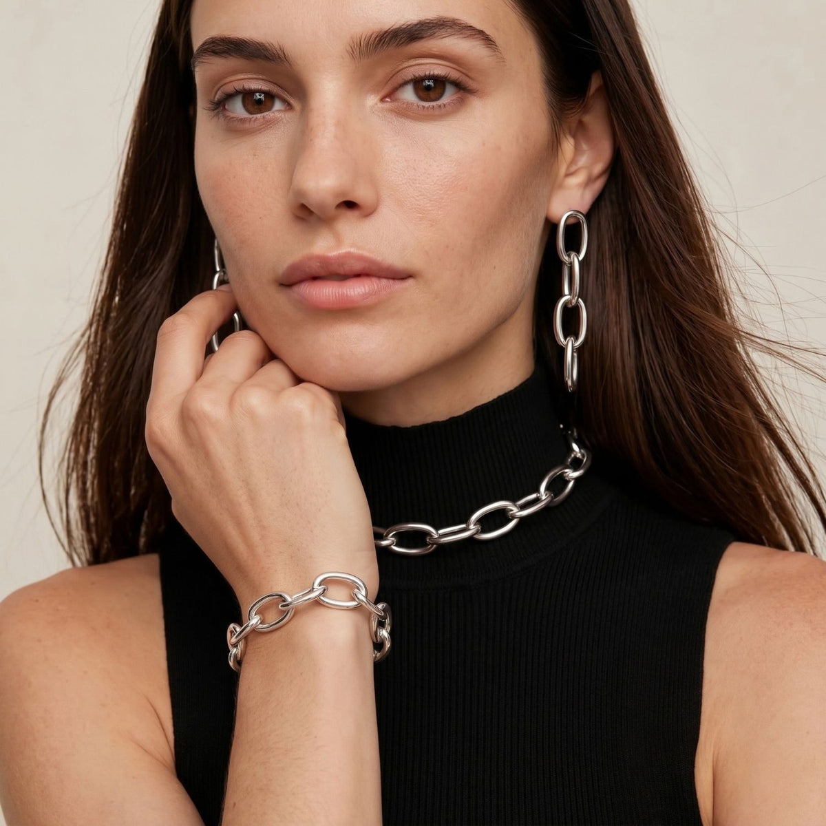 Silber Everly Ketten-Armband