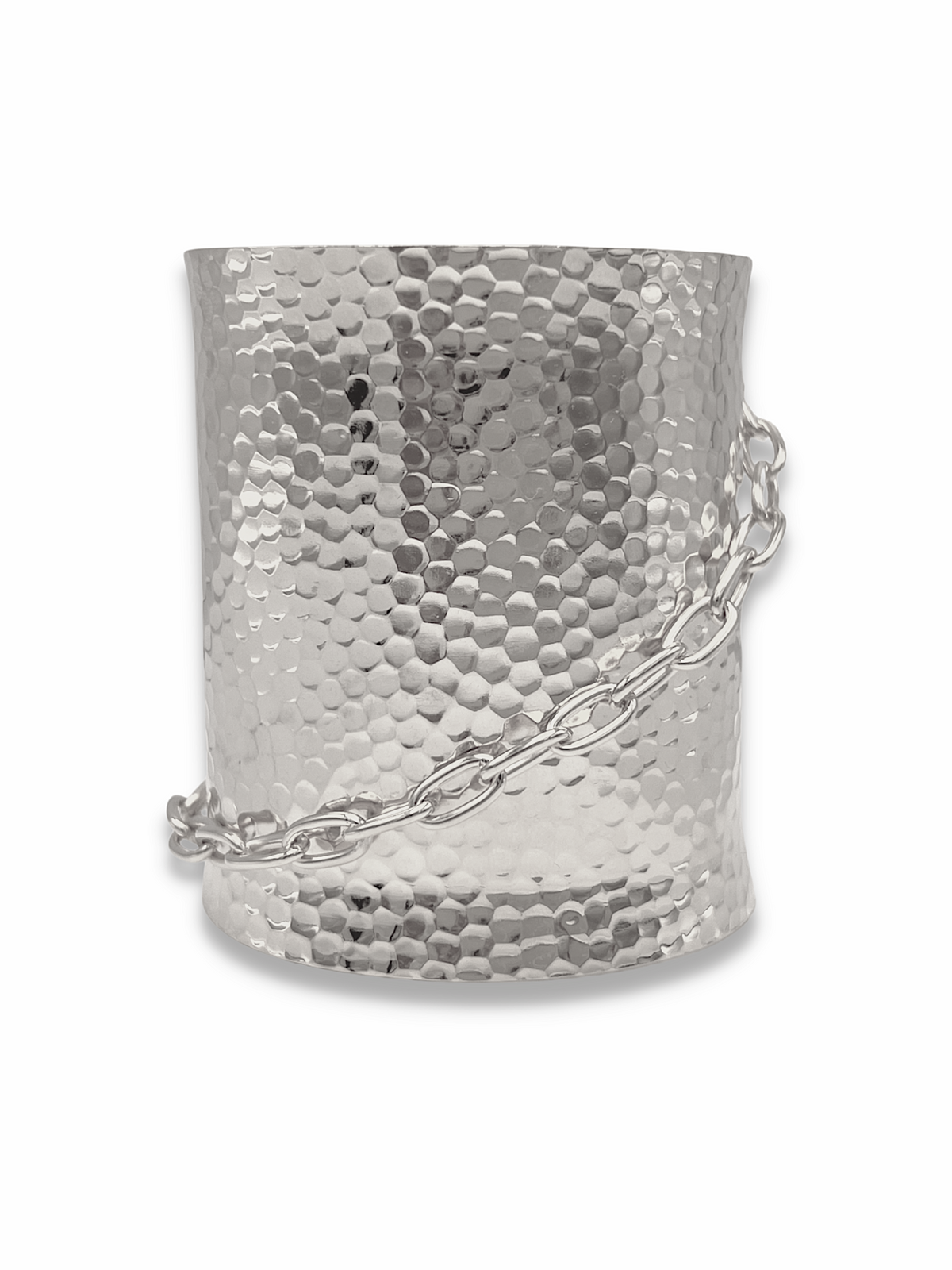 Galilea Textured Cuff Bracelet-Bracelets-JAREDJAMIN Jewelry Online-Silver-JAREDJAMIN - Fashion Jewelry &amp; Accessories