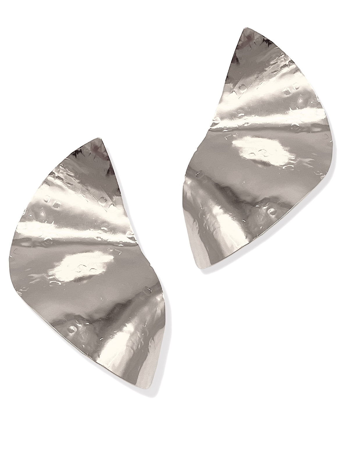 Geo Twist Post Earrings-Earrings-JAREDJAMIN Jewelry Online-Silver-JAREDJAMIN - Fashion Jewelry &amp; Accessories