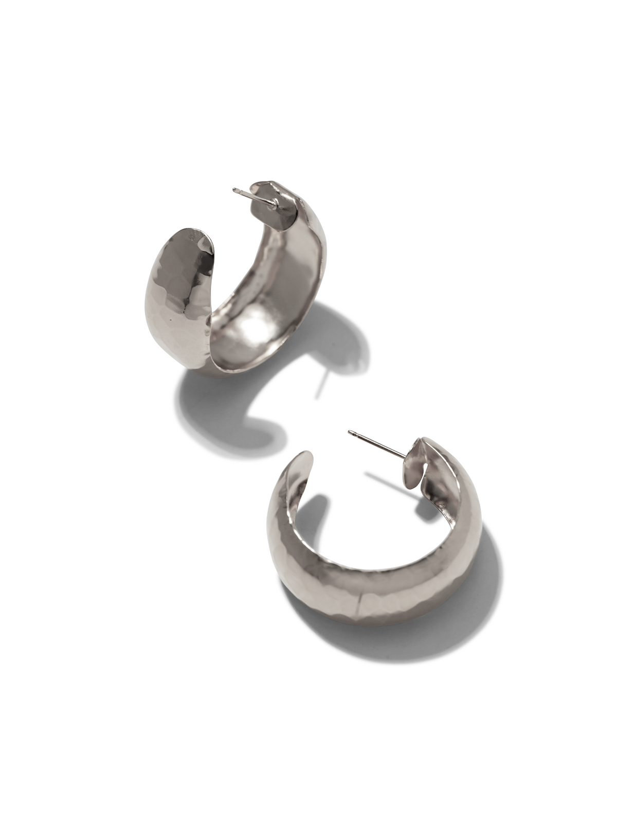 Silver Rush Hoop Earrings-Earrings-JAREDJAMIN Jewelry Online-JAREDJAMIN - Fashion Jewelry &amp; Accessories