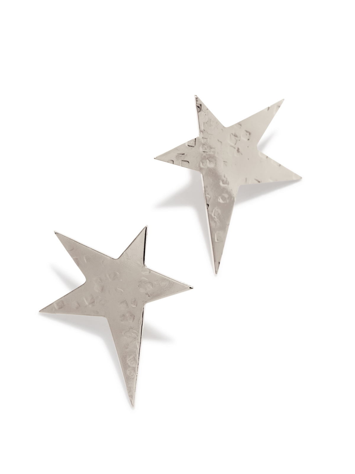 Silver Shooting Star Clip-on Earrings-Earrings-JAREDJAMIN Jewelry Online-JAREDJAMIN - Fashion Jewelry &amp; Accessories