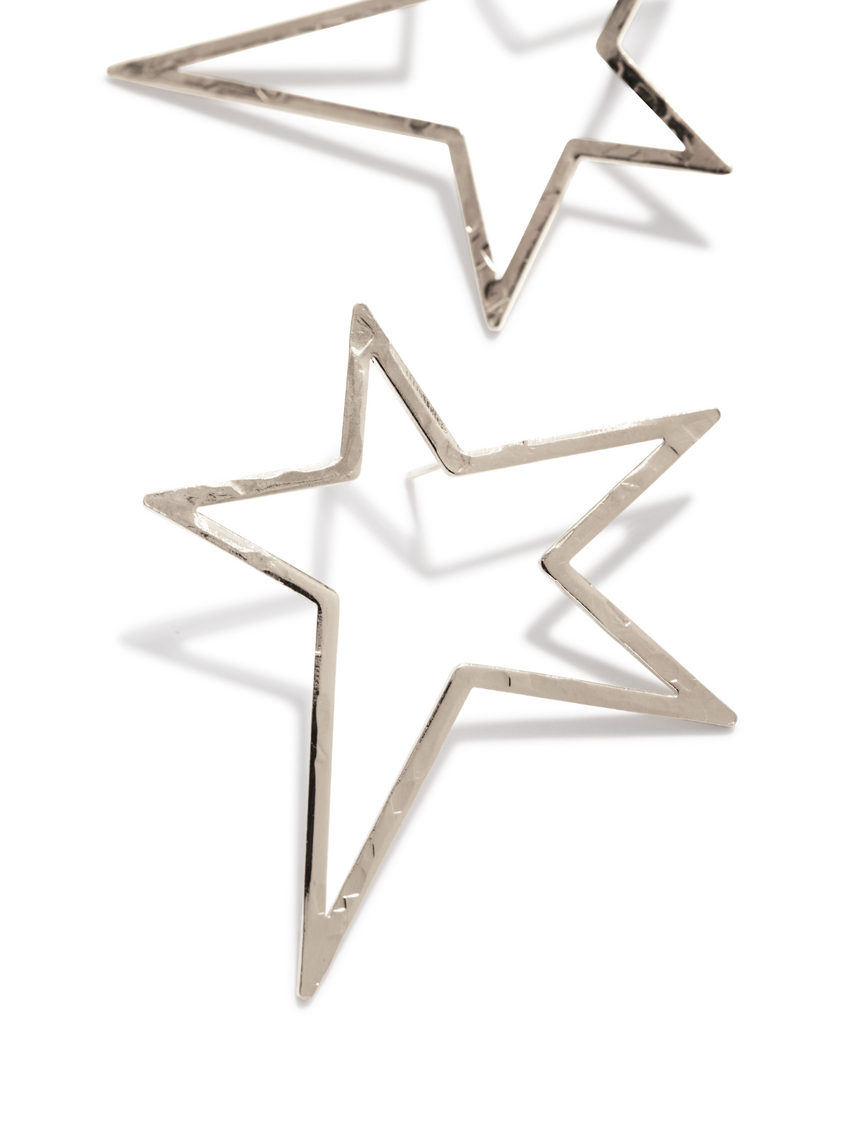 Shooting Star Silver Dust Earrings-Earrings-JAREDJAMIN Jewelry Online-JAREDJAMIN - Fashion Jewelry &amp; Accessories