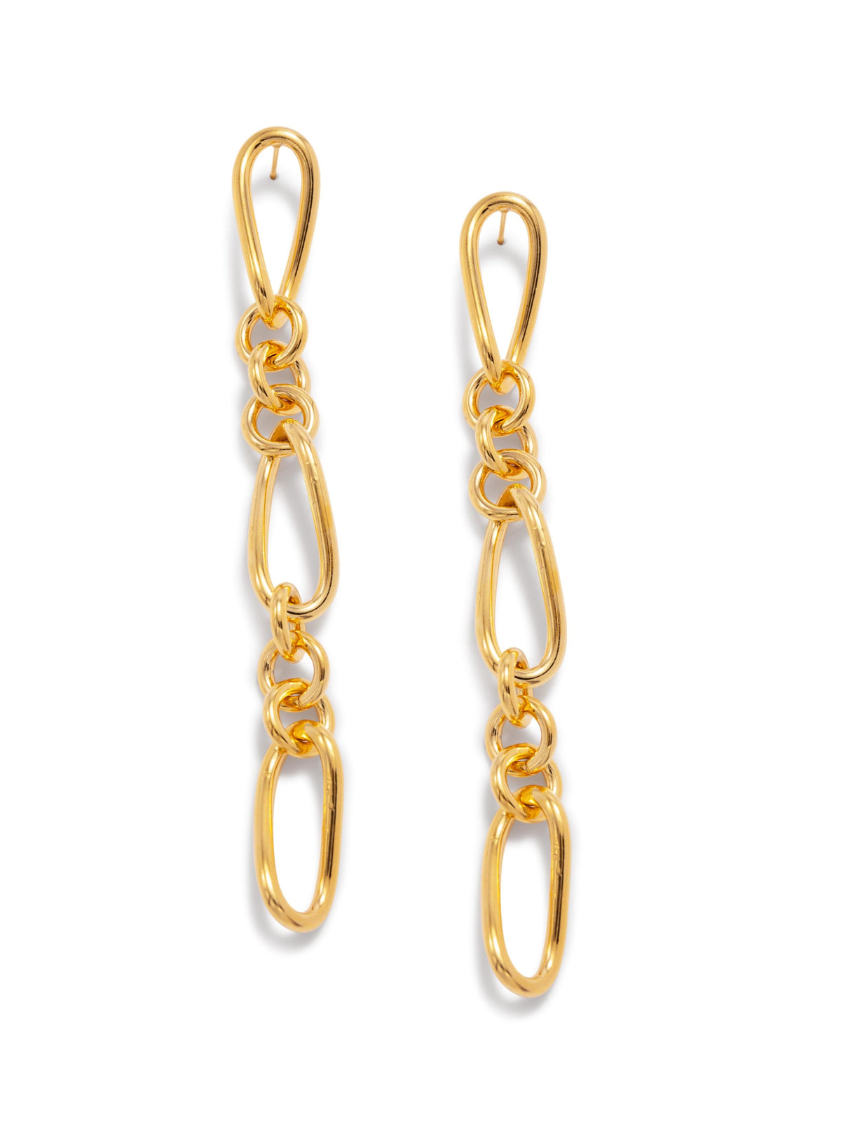 Gold Skyler Chain Earrings-Earrings-JAREDJAMIN Jewelry Online-JAREDJAMIN - Fashion Jewelry &amp; Accessories