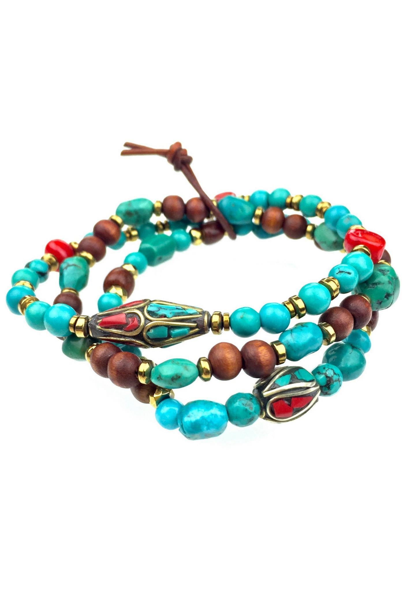 South Western Guardian Set-Bracelets-JAREDJAMIN Jewelry Online-Turquoise-JARED JAMIN