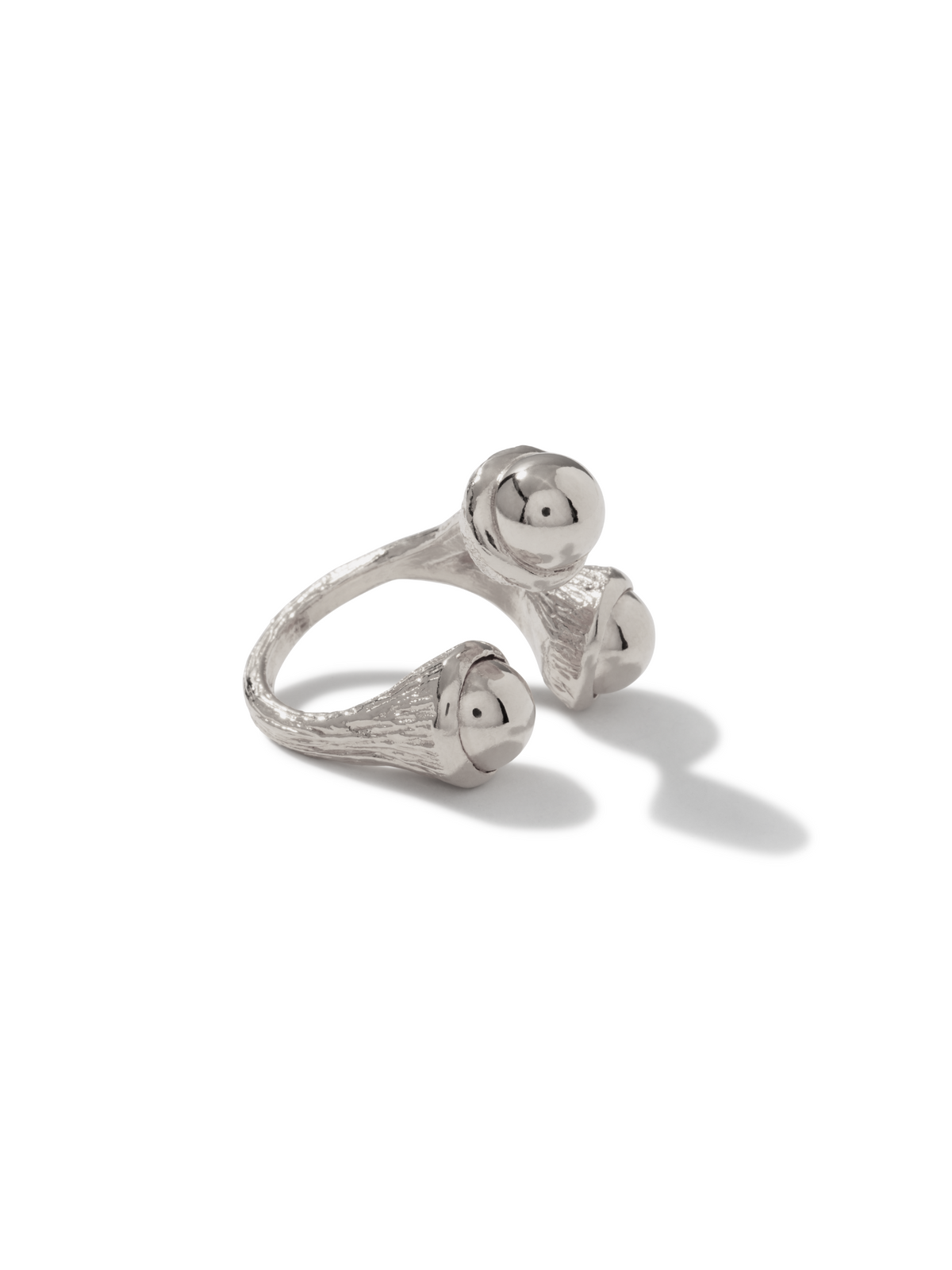 Silver Trinity Acorn Ring-Womens rings-JAREDJAMIN Jewelry Online-JAREDJAMIN - Fashion Jewelry &amp; Accessories