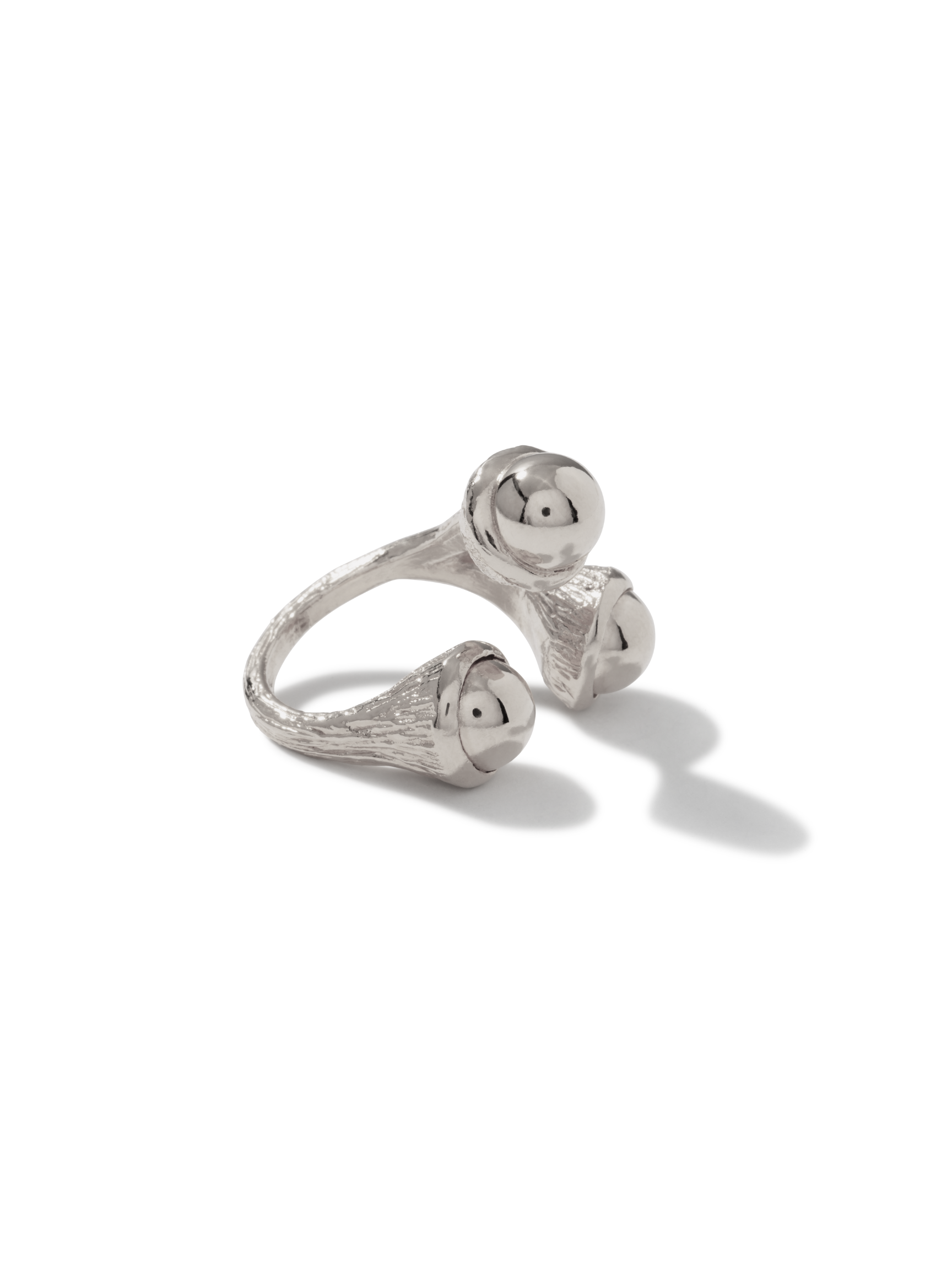 Silver Trinity Acorn Ring-Womens rings-JAREDJAMIN Jewelry Online-JAREDJAMIN - Fashion Jewelry & Accessories