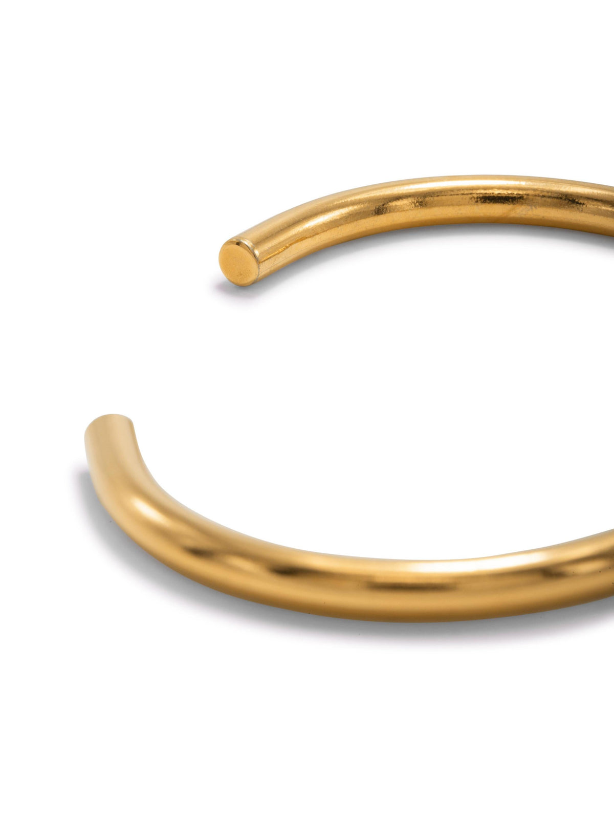 Gold Tubular Cuff-Bracelets-JAREDJAMIN Jewelry Online-Small-JAREDJAMIN - Fashion Jewelry &amp; Accessories