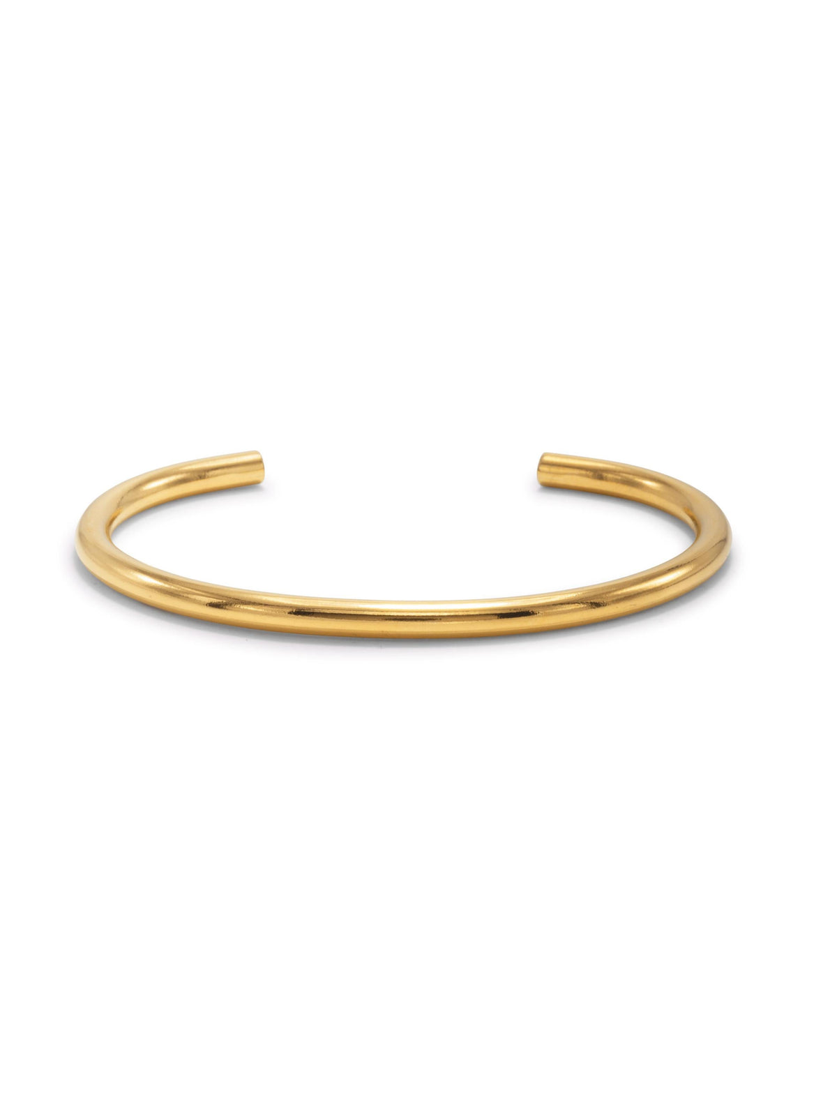 Gold Tubular Cuff-Bracelets-JAREDJAMIN Jewelry Online-Small-JAREDJAMIN - Fashion Jewelry &amp; Accessories