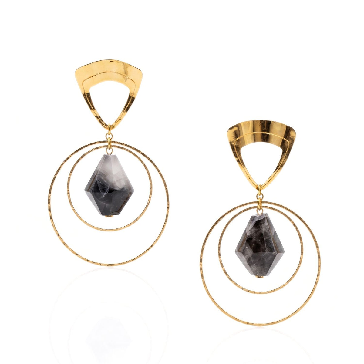 Valencia Agate Drop Earrings