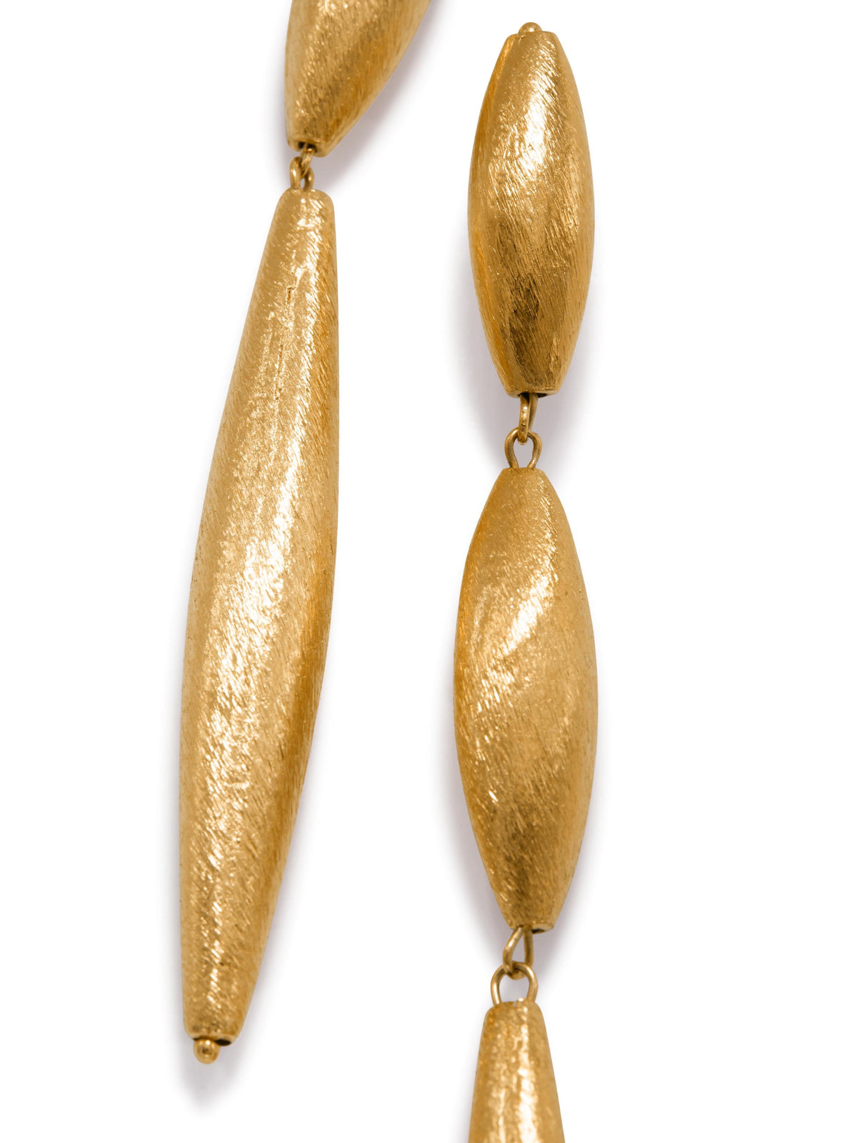 Zeppelin Isla Three Drop Gold Earrings-Earrings-JAREDJAMIN Jewelry Online-JARED JAMIN