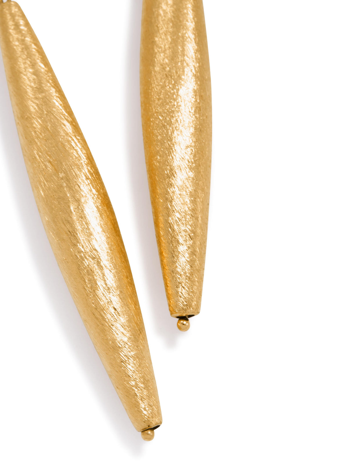 Zeppelin Isla Two Drop Gold Earrings-Earrings-JAREDJAMIN Jewelry Online-JARED JAMIN