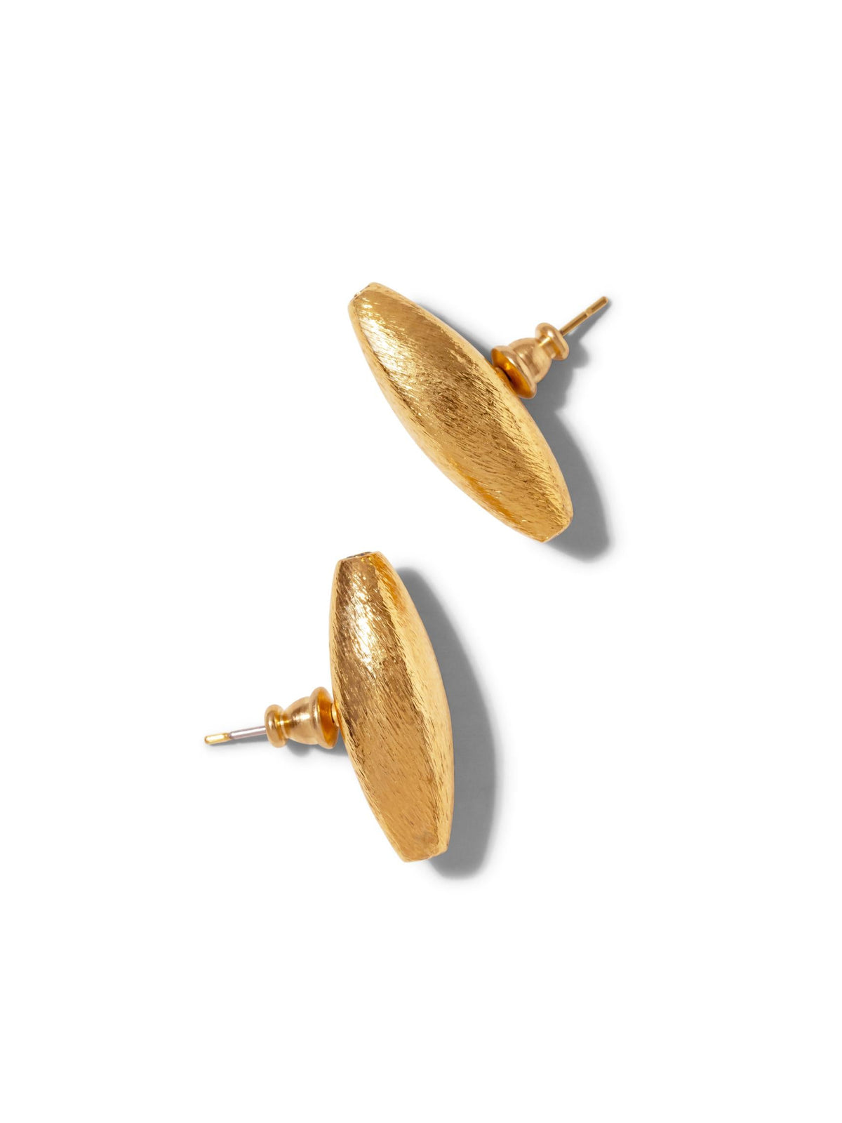 Zeppelin Gold Stud Earrings-Earrings-JAREDJAMIN Jewelry Online-JAREDJAMIN