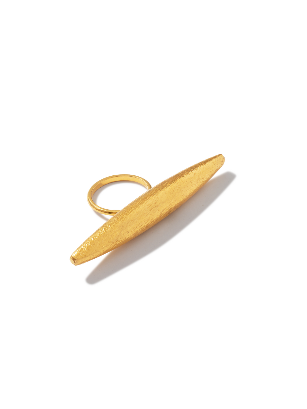 Zeppelin Large Gold Ring-Womens rings-JAREDJAMIN Jewelry Online-JAREDJAMIN - Fashion Jewelry &amp; Accessories