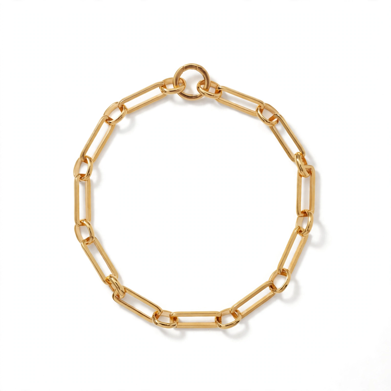 Gold Bravura Link Necklace