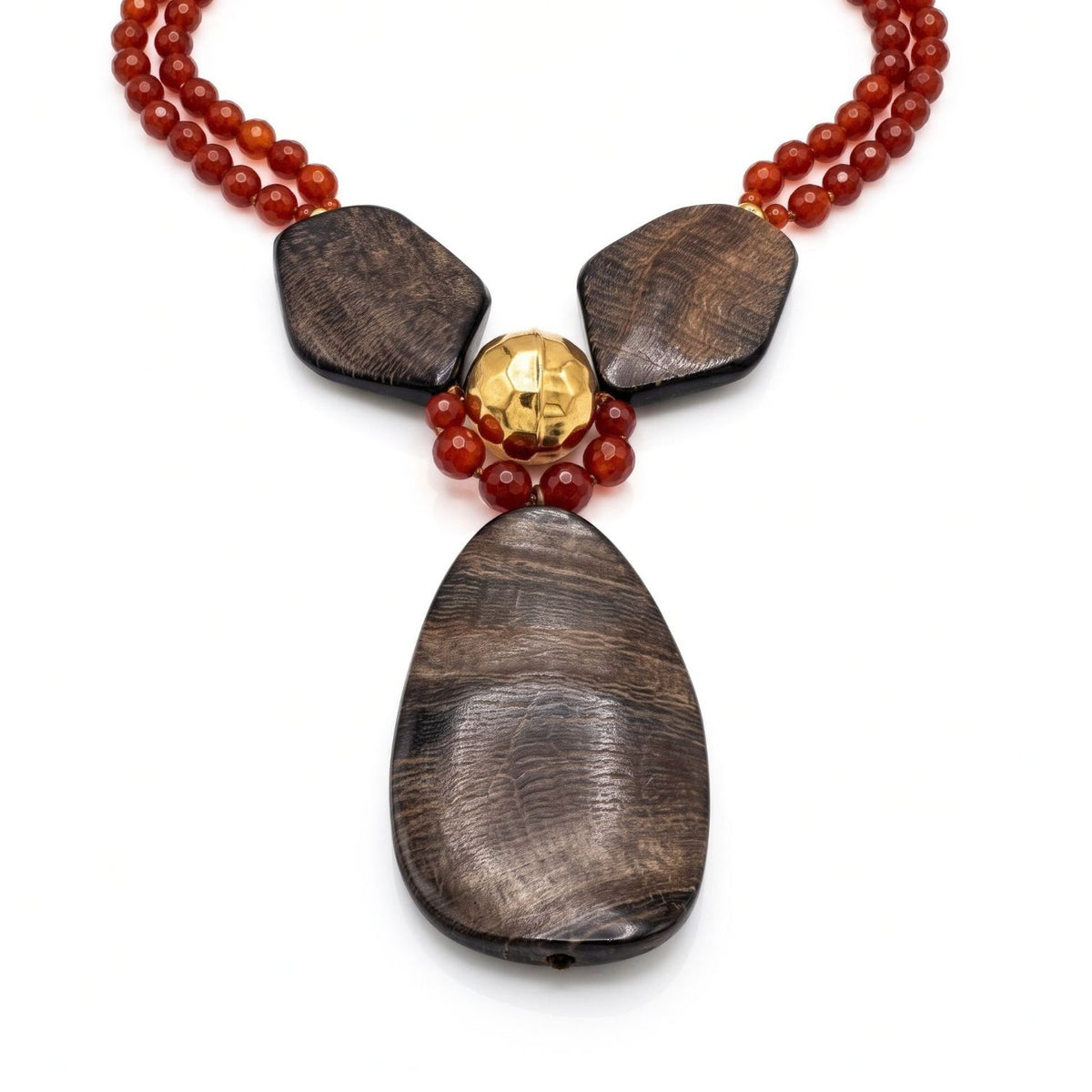 Ember Horn Pendant Necklace