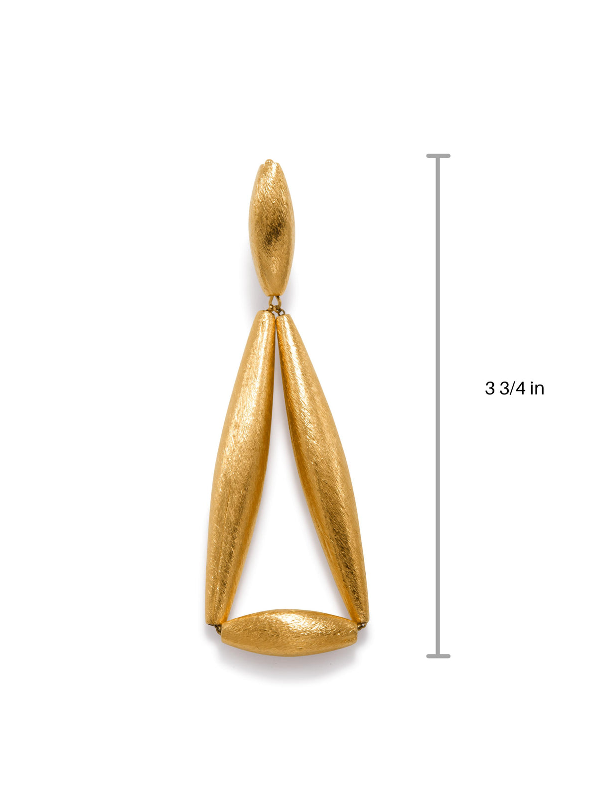 Zeppelin Ivy oro Clipon pendientes-pendientes-JAREDJAMIN Joyería Online-JARED JAMIN